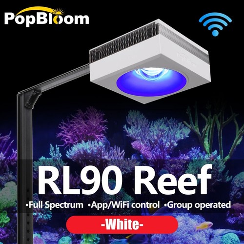 PopBloom Full Spectrum Coral Reef Fish Tank LED Aquarium Light for Saltwater SPS - Picture 14 of 15