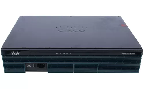 CISCO - CISCO2911/K9 - Cisco 2911 w/3 GE,4 EHWIC,2 DSP,1 SM,256MB CF,512MB DRAM,