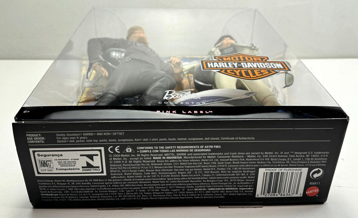 Harley-Davidson Motorcycles BARBIE & KEN Dolls Pink Label Harley-Davidson Motorcycles BARBIE & KEN Dolls Pink Label