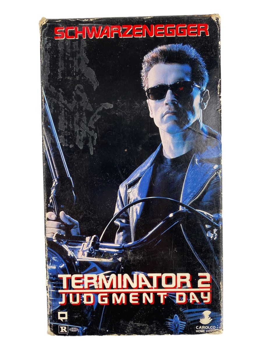 1991 Carolco Home Video Terminator 2 Judgment Day VHS Feat Arnold