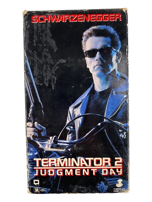 1991 Carolco Home Video Terminator 2 Judgment Day VHS Feat Arnold