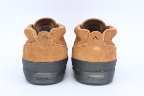 Emerica Zapatos PILLAR Zapatillas Marrón Black Eeuu 7 - Imagen 3 de 3