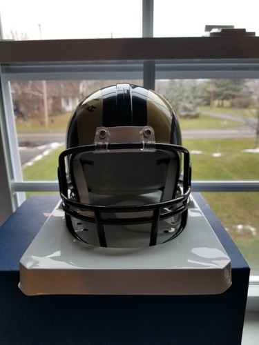 Marshall Faulk Signed Mini Helmet Auto Rams Beckett Witness - Bild 3 von 5