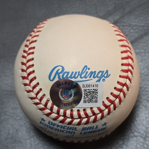 Cal Ripken HOF Single-signed auto baseball Baltimore Orioles "Ironman" BAS COI - Picture 3 of 8