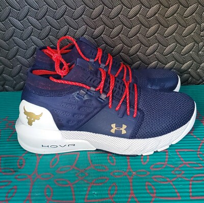 New Under Armour - Project Rock 2 NAVY Trainers Women s 8.5/ Men s 7 3022398-402