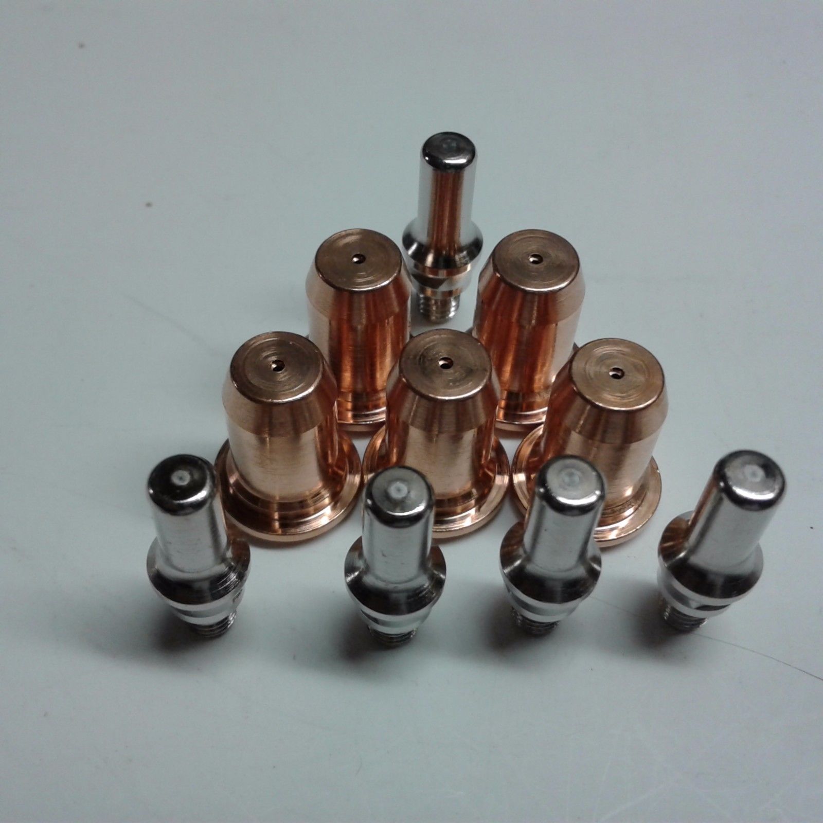 10PC FLAT TIP AND ELECTRODE SET FITS PRIMEWELD CUT 60 PLASMA CUTTER