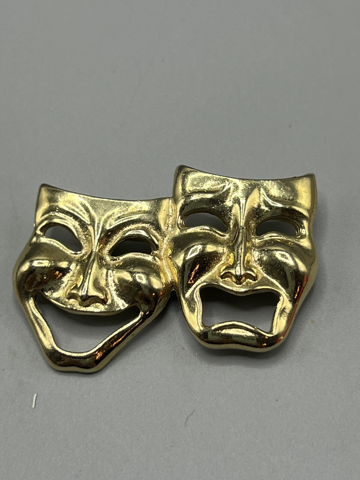 Vintage Comedy Tragedy Brooch Theater Drama Masks Pin Gerry’s Brooch eBay