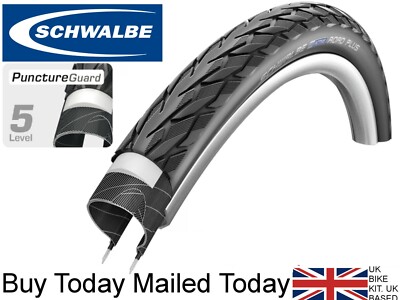 Schwalbe Road Plus 700c Bike Tyre Commuter Tour Road Marathon level  protection