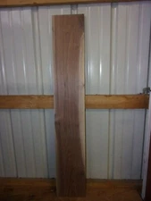 1 PC WALNUT LUMBER WOOD KILN DRIED BOARD 43 3/16"X 7 3/16"X 13/16" LOT 629R 