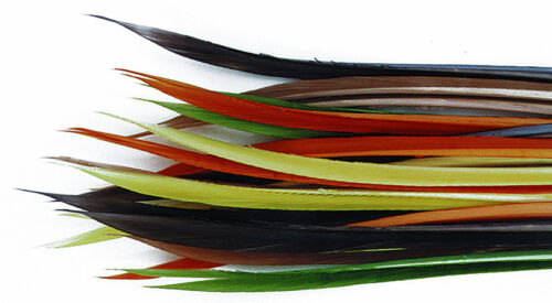 Turkey Biots for Fly Tying, Range of colours, salmon or dry fly feathers - Picture 1 of 1