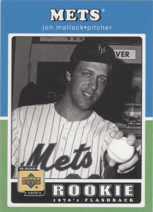 2001 Upper Deck Decade 1970's - Jon Matlack #96 - 1 of 1
