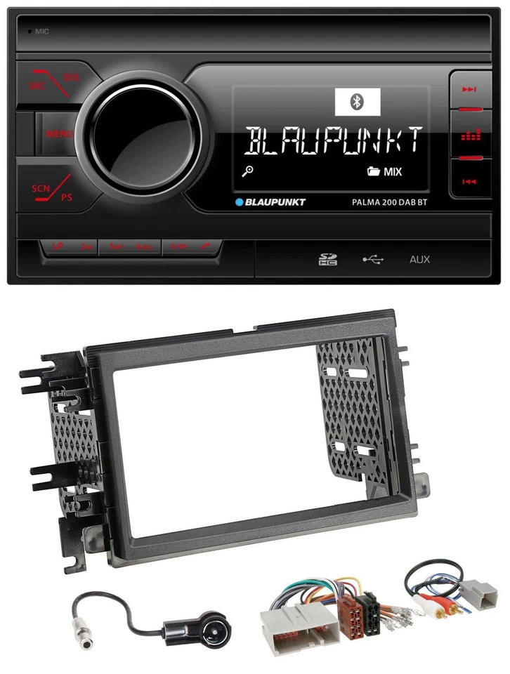 Blaupunkt MP3 Bluetooth DAB 2DIN SD USB Autoradio für Ford Mustang F 150 04-09 - Bild 1 von 4