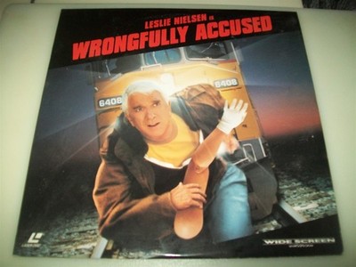 WRONGFULLY ACCUSED Laserdisc LD WIDESCREEN FORMAT EXCELLENT CONDITION VERY RARE
