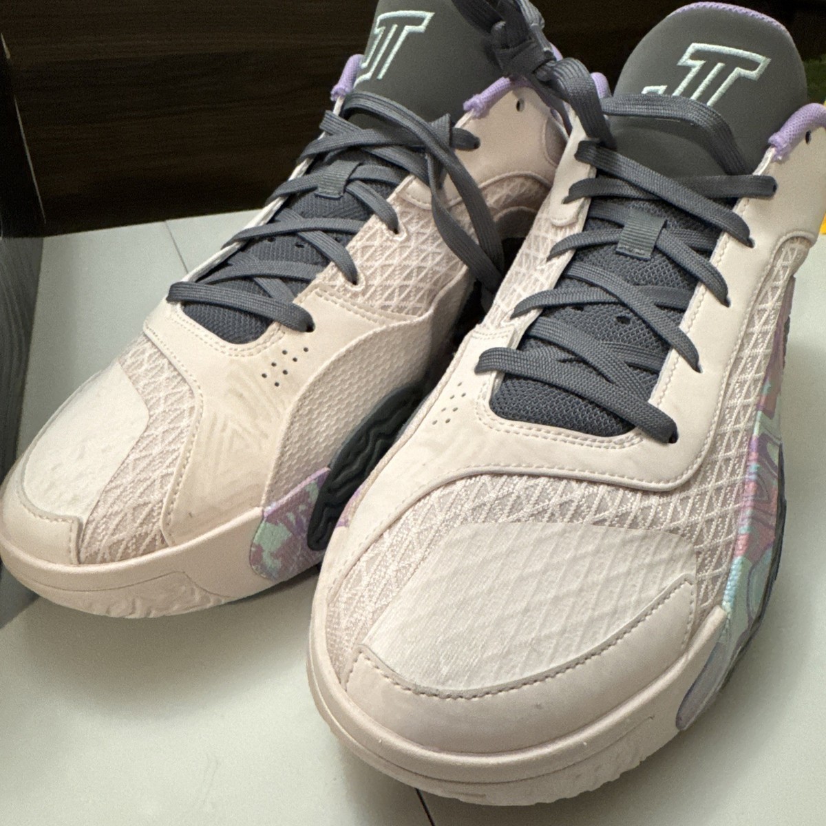 Jordan Tatum 2 Light Soft Pink/ Mint Foam Size 11 Men