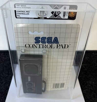 SEGA Master System Control Pad   1UP Graded 70+ CIB mit Zertifikat Sammlerstück