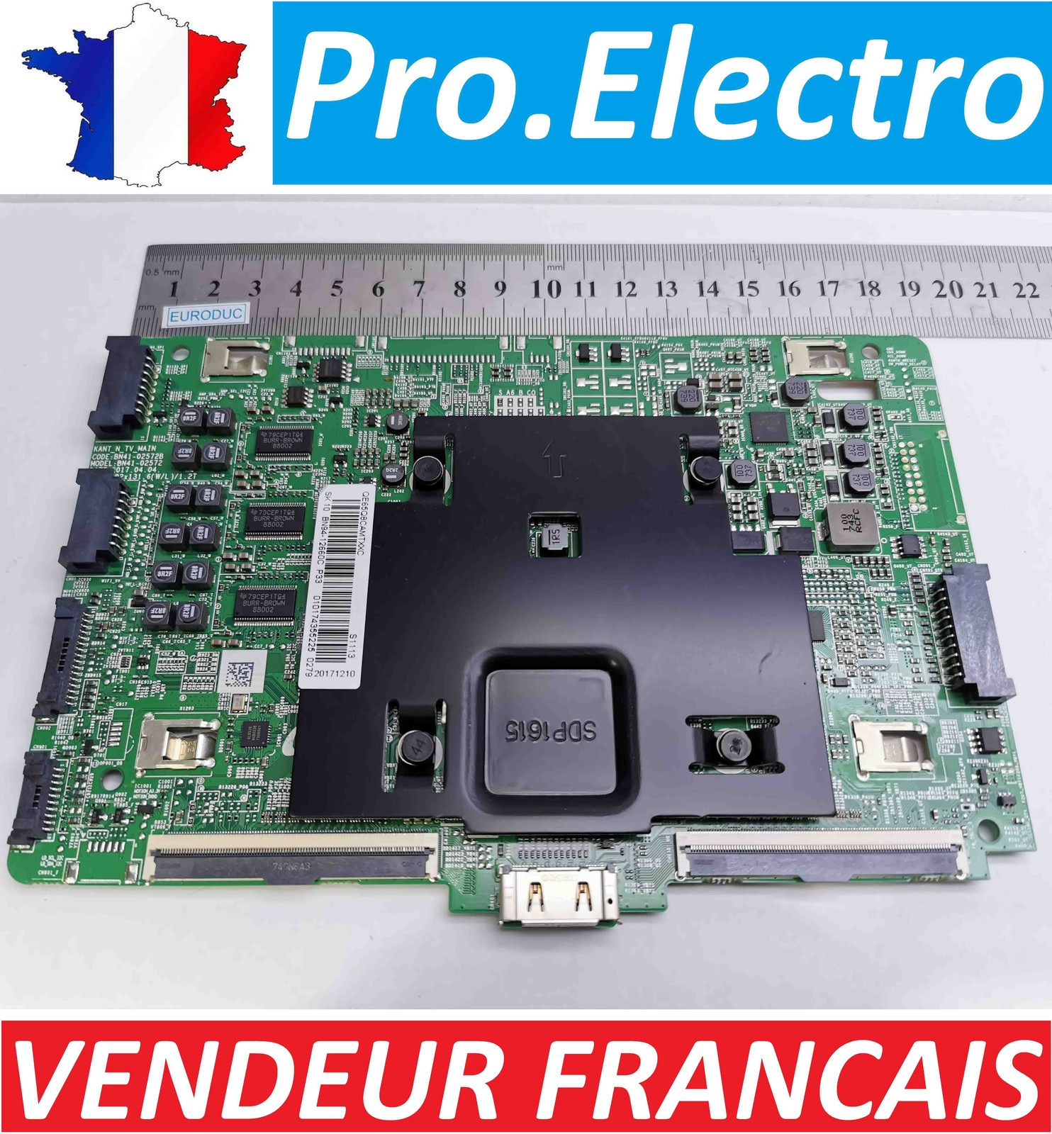 Carte mere TV Samsung QE55Q7FAMT BN94-11487B platine principale BN41-02572 chassi S/SA6BC0