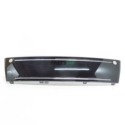 AUDI A8 D3 License Plate Holder Black Glossy 4E0807285AMT94 NEW GENUINE