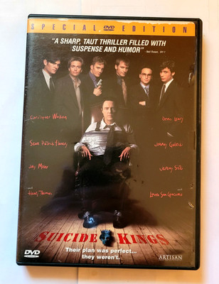 Suicide Kings DVD Crime Drama 1997 R Henry Thomas Christopher Walken Free Shipp.