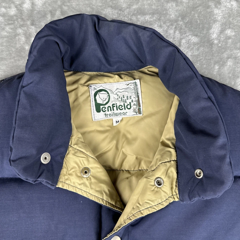 Vintage Penfield Trailwear Down Waterfowl Feathers Puffer Vest Men’s Medium USA - Image 3 of 4