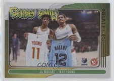 2020-21 Panini NBA Hoops Jersey Swap Holo Winter Ja Morant Trae Young #3 0sb5