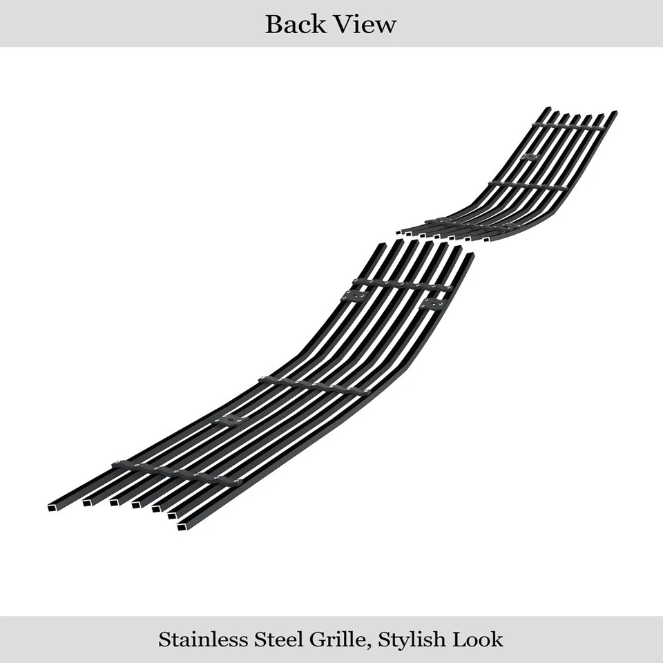 Se adapta a Pontiac G6 2005-2009 no para modelo GXP acero inoxidable negro rejilla inserto Foto 3 de 4