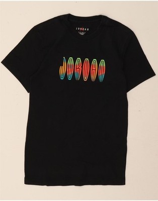 JORDAN Herren Grafik T-Shirt Oberteil XS Schwarz Baumwolle DN82