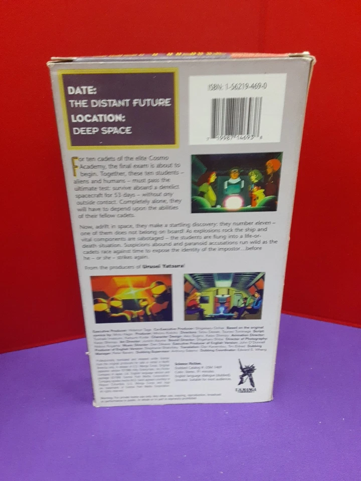 They Were 11 VHS, 1992 English Dubbed U. S. Manga Corps Anime Foto 2 de 4