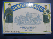 Armies in Plastic 5459 American Civil War Union Marines 1861-1865 in Blue