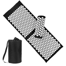 XiaoMaGe Acupressure Mat & Pillow Set w/ Bag - Extra Long Acupuncture Mat