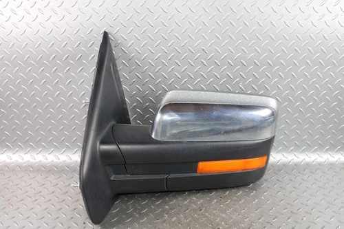 09-10 F150 Chrome Cap Driver Side Left LH Power Fold Door Mirror Heated OEM WTY