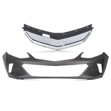 For 2016-2019 Chevy Volt Front Bumper Cover Upper Grille w/ Sensor Hole 23369765