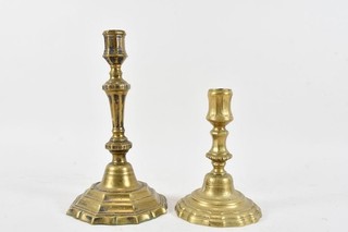 Q39E97 2x Baroque bronze chandeliers 18th century