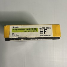KODAK Polycontrast 5x7 Rapid II RC Paper F Open Box 100 sheets B W