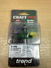 Trend C079X1/2TC 12.7mm Radius x 19.1mm Cut Rounding Over Cutter