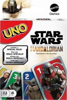 Mattel Games HJR23 - Uno Star Wars The Mandalorian Edition, Kartenspiel, Ab 7 J.
