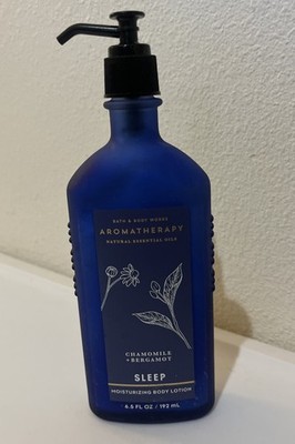 NEW BATH BODY WORKS AROMATHERAPY SLEEP CHAMOMILE BERGAMOT LOTION CREAM RARE