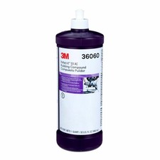 Perfect-It  36060 EX AC Rubbing Compound, 1 qt Bottle, White, Liquid