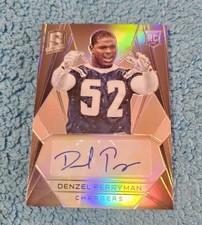 2015 Spectra Rookie Autograph Denzel Perryman Chargers Signature 156/199 #214