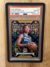 2024 Mosaic Rob Dillingham Introductions Gold/Black /3 Fast Break PSA 10 Pop 1!