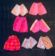 VTG Barbie Shots Lot Pink Neon Solid Stripe Hearts 80s 90s 209