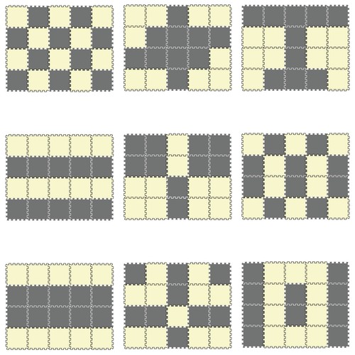 18 Teile Baby Kinder Puzzlematte ab Null - 30x30 Puzzle Spielmatte Krabbelmatte - Bild 6 von 11