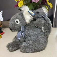 Kellytoy 12” X 13” Mamma Koala Bear And Baby With Tags Vintage