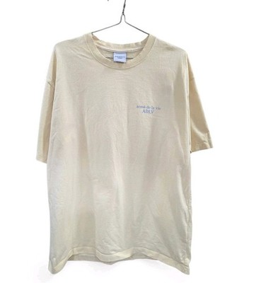 Acme De La Vie Yellow Men's T-Shirt Size 1 Short Sleeve Crew Neck 