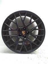 2017 Porsche Macan OEM 20in alloy wheel 20 spoke rim (Black) fits 2015-2018 