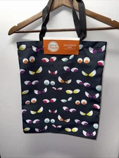 New HEB Destination Holiday Halloween Eyes Reusable Bag Small 10"×13"