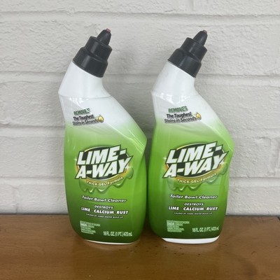 2X LIME AWAY TOILET BOWL CLEANER THICK GEL FORMULA 16 Oz