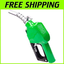 Ergonomic Green 3/4" NPT Automatic Shut-Off Fuel Nozzle for Efficient Refueling