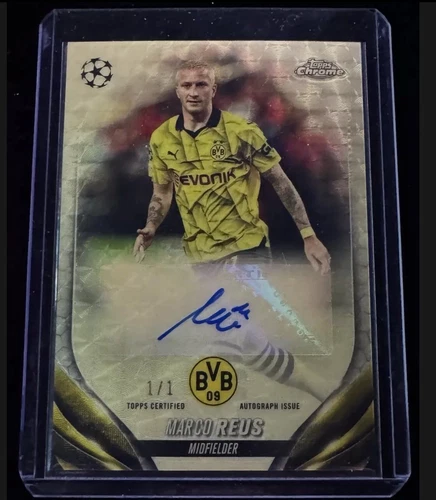 Topps Chrome UEFA Marco Reus Superfractor 1/1 Auto READ DESCRIPTION looking For