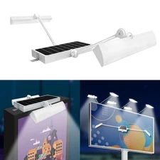 Solar Sign Lights Outdoor, 420 LEDs 2600 Lumen Billboard Lights, 12000 mAh So...