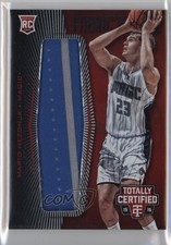 2015 Totally Certified Fabric of the Game Rookie Jersey Red Mario Hezonja 0o9